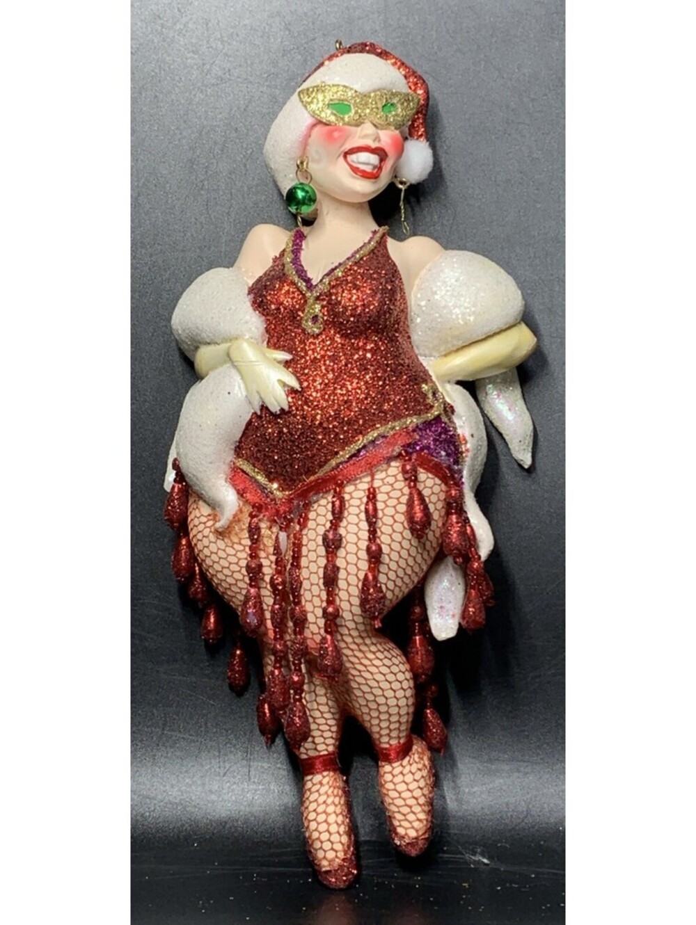 Kurt Adler VAN CRAIG presents VANTASTIKS Flapper Style 8” Girl Ornament RARE